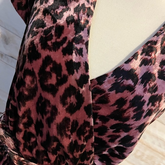 NWT J.Crew pink leopard print dress size 00 - Picture 3 of 11